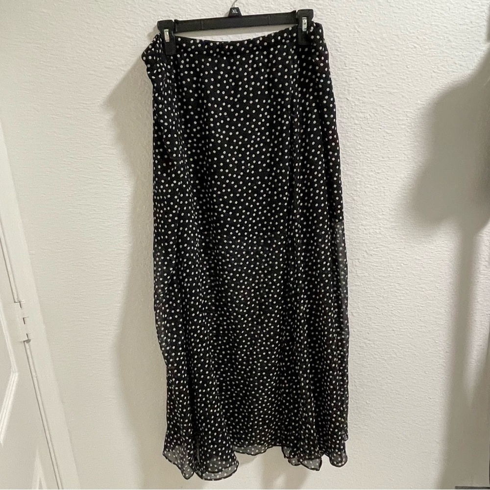 Denim & Supply Ralph Lauren Black and White Maxi Skirt